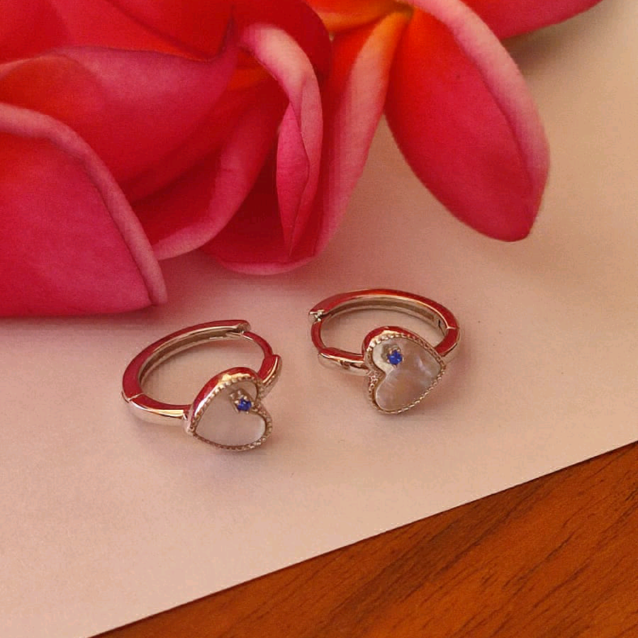 Heart Shape Hoop earrings 